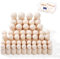 Nicphyn 50 Stück Holzfiguren zum Bemalen, Spielfiguren Holz, Holzkegel, Holzfiguren Menschen, Unvollendete Holzkegel, Holzfiguren Puppen, Holz Spielfiguren für DIY Basteln, Malen und Weihnachten