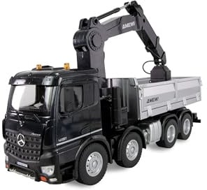 Amewi Mercedes Benz Arocs - Camion per gru con ribaltatore 8 x 4/4 4WD 1:18 RTR radiocomandato (RC)