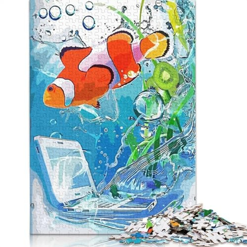 1000-teiliges Puzzle für Erwachsene | Nemo Water Art Puzzle für Erwachsene, 1000-teiliges Puzzle-Geschenk, 1000 Teile (75 x 50 cm)