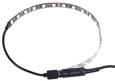 Alphacool 15278 Universal LED Strip Laptopfach – Fächer für Computer (10 mm, 22 g)
