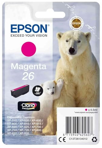 Epson C13T26134012 - Premium Ink CLARIA Magenta 26 -