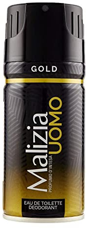 12x MALIZIA UOMO Gold mann deo 150ml deospray deo spray deodorant Edt Parfüm