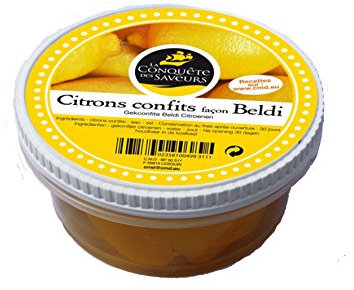 Citron confit façon beldi 220 gr (pour plats salés)