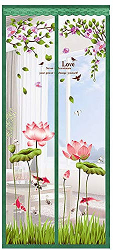 Ohmais Tenda Zanzariera Magnetica per Porta con Calamita per Porte Impedendo Agli Insetti di Entrare 110x220CM Lutos