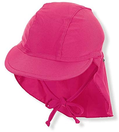 Sterntaler Baby - Mädchen Schirmmütze Mit Nackenschutz 2502098 Hat, Magenta, 49 EU