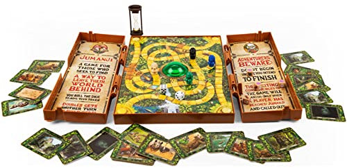 Spin Master Jumanji Brettspiel mit Videocenter für Familien und Kinder ab 8 Jahren, Mehrfarbig, Einheitsgröße (6061778) — englische Version