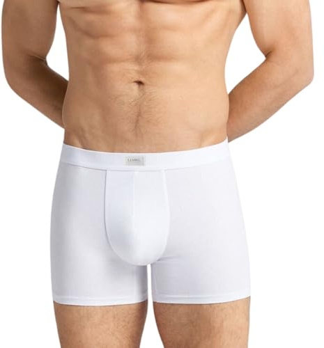 Intimitaly - 6 Boxers Homme 100% Coton, Sous-Vêtements Colorés à la Mode, Boîte de Culottes Blanches et Colorées (2 Bleu, 2 Noir, 2 Gris), Taille S