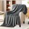 HETOOSHI Korallenvlies Decke，Flanell-Fleecedecke TV-Decken/Sofadecke/Wohnzimmerdecke/Mikrofaser-Couchdecke，weiche und warme Berührung,Pflegeleicht, Gemütlich（grau，180cm × 200cm）