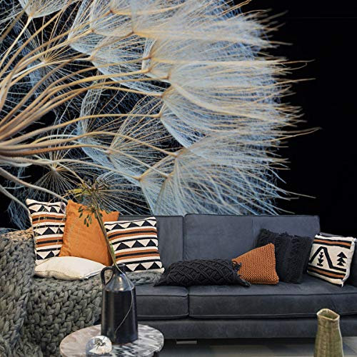 Muralo Vinyl Glatte FOTOTAPETE 3D Effekt Pusteblume Natur Tapete Wandtapeten 368 x 254 Wohnzimmer Schlafzimmer Moderne Wandbilder XXL Wand Dekoration Br.368xHö.254