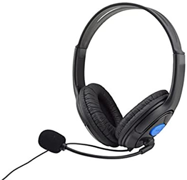 ZOREI Cuffia con Microfono per PC, Cavo Mono Jack 3,5mm, Audio e Microphone Insieme, Auricolari Per Gaming Musica