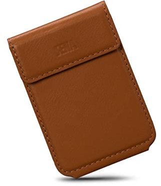 Sena MagSafe Portafoglio Bifold con chiusura a scatto MagSafe, Apple MagSafe, Portafoglio Bifold per Apple iPhone 12/13/14 Pro/Max/Max Pro, Portafoglio in pelle con MagSafe, Tan (SXD11206US)