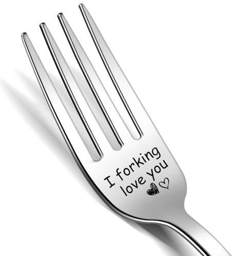 I Forking Love You Gabeln Geschenke für Freund – I Love You Geschenke für Sie und Ihn, Jahrestag, Hochzeit, Verlobung, Geschenke für Paare und Ihn