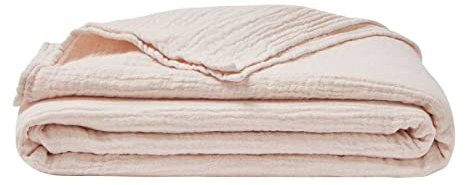 ESSIX Plaid uni en Gaze de Coton, Jazzy, 130x170cm
