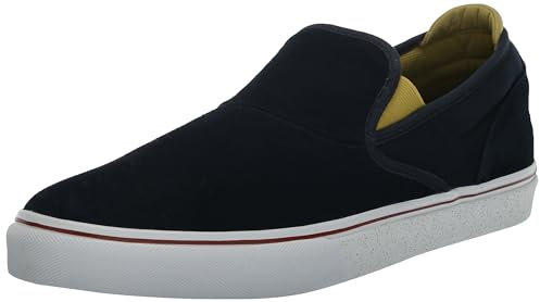Emerica Wino G6 Herren Skateschuh, Marineblau/Gold/Weiß, 44 EU, 6101000111