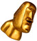 Cabilock Taschentuchbox Mit Moai-Statue in Osterinsel-Optik Einzigartiger Kosmetiktücherhalter in Steinform Heimdekoration Für Badezimmer Und Büro