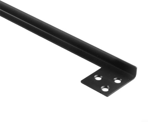 CWOQOCW Door Latch Guard Plate, Outswing Door Security Protector, L-Shaped Door Latch Shield with Screws 7in or 11in (11in)