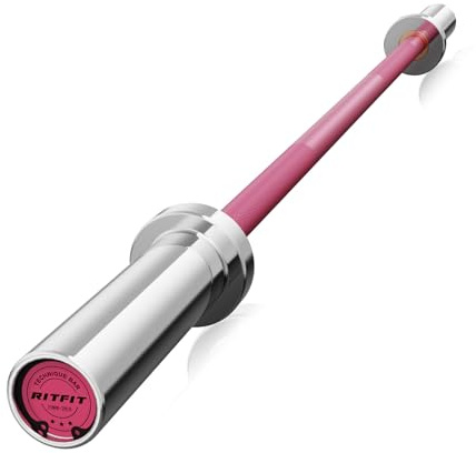 RitFit Olympische Langhantelstange für Damen und Herren, Hantelstange für Gewichtheben, Kniebeugen und Bankdrücken (122 cm)