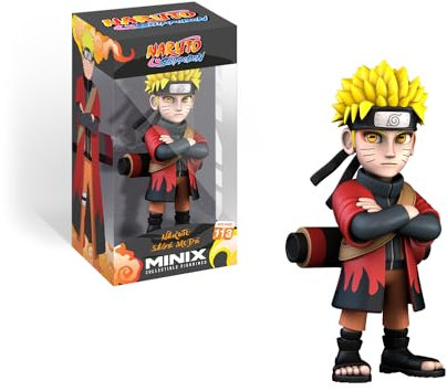 MINIX - Anime #133 - Naruto Shippuden - Naruto Sage Mode - Figurine à Collectionner 12 cm