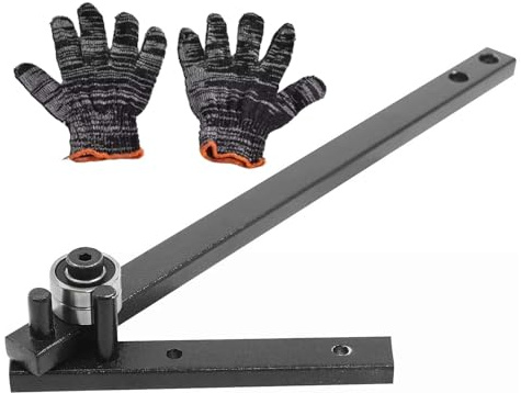 Rainorning Manuelle Bewehrung Biegemaschine DIY Geflochtener Korb Ankerhaken Eisen Stahl Kupfer Bar Lichthalterung Stahl Bar Bender (12mm)