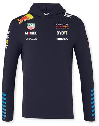 Red Bull Racing Pullover Hoodie 2024 (DE/NL/SE/PL, Alphanumerisch, S, Regular, Regular, Nachthimmel)