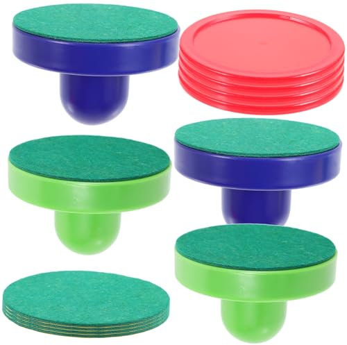 Milisten 1satz Hockey Zubehör Pusher Filz Ersatzpucks Tischspiel Für Stundenlangen Spielspaß