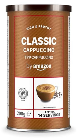 by Amazon Capuchino Clásico Instantáneo, 200g