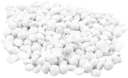 SEWOART White Decorative Gravel Stones for Succulent Plants and Aquarium, Natural Small Rocks 0.3-0.5cm for Garden Landscaping, Fish Tank Gravel and Flowerpot Stone Decorations, 1 Lb Pack