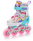 meteor LED Inliner für Kinder Perfekt für erste Fahrversuche - Verstellbare Kinderinliner mit Bequemen Schuhen und Leuchtrollen - Volle Action auf Rollen mit coolen Leuchtdingern!