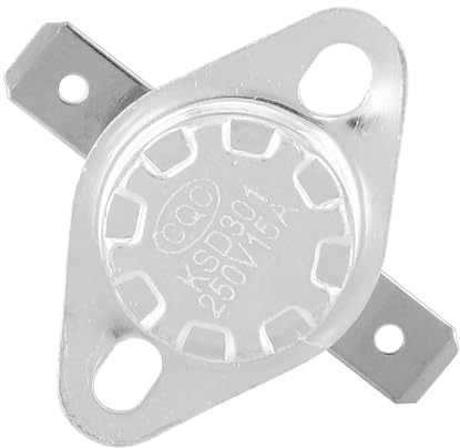 5 Pcs Thermostat Switch KSD301 Thermostat 15A Normal Closed Temperature Control Switch50℃ Professional Accessories (80℃)