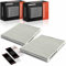 Frankberg 2x Filtro aria abitacolo Filtro antipolline Con Carbone attivo Compatibile con Twingo III BCA BCM Forfour Berlina Fortwo Cabriolet 453 Fortwo Coupé 453 Replace# A4538350300