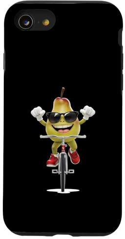 Pear Radeln auf dem Fahrrad Realistisch Hülle für iPhone SE (2020) / 7 / 8