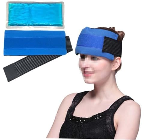 Multifunktionaler PE Kühlpack mit Kompression Blau für Schulter