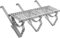Komplett Laufrost 1500 mm für Schornsteinfeger Steigtritt für Dachziegel und Biberschwanzziegel zum Einhängen Dachtritt inkl. Montagematerial, 10 Farben (RAL 9006 - Silber)