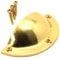 10x Kitchen Cabinet 80mm Door Handles - Solid Brass Large Cup Pull Shells