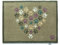 HUG RUG T120 Eco-Friendly Absorbent Indoor Doormat Washable 25 x 33.5 Inches Potted Hearts, Paw Heart
