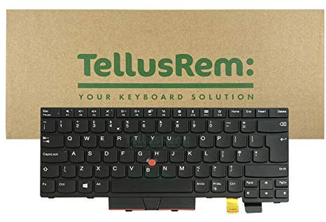 TellusRem replacement UK backlit keyboard for Lenovo Thinkpad T470 T480