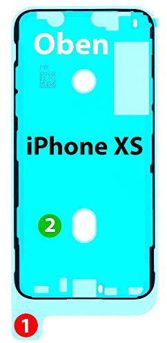 NG-Mobile Klebefolie Display für Apple iPhone XS – Klebepad Kleberahmen Klebestreifen – Display Handy Rahmen Kleber – Dichtung Sticker Smartphone