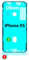 NG-Mobile Klebefolie Display für Apple iPhone XS – Klebepad Kleberahmen Klebestreifen – Display Handy Rahmen Kleber – Dichtung Sticker Smartphone
