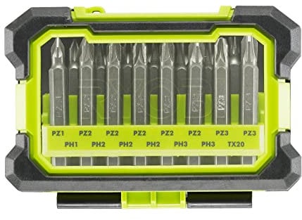 Ryobi RAK15MSD 50mm Screwdriver Bit Set (15 Piece)
