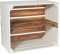 CHICCIE Holzkiste Grete Geflammt Weiß 50x40x30cm - Langes Regal Weinkiste