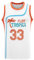 Jackie Moon 33 Coffee Black 7 Flint Tropics Semi Pro 90er Hip Hop Kleidung für Party Männer Basketball Trikot Grün Weiß, 33 Weiß, Mittel