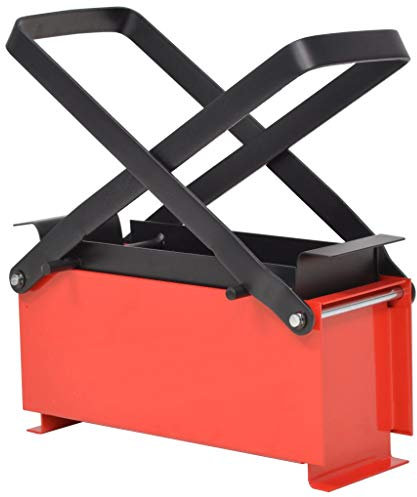 pedkit Prensa para Hacer briquetas con Papel 34x14x14 cm Acero | Madera Dura Quemado Largo, Carbono Neutral, Briqueta Eco-Log - Ideal para chimeneas, Estufas, fogones, Estufas, chimneas