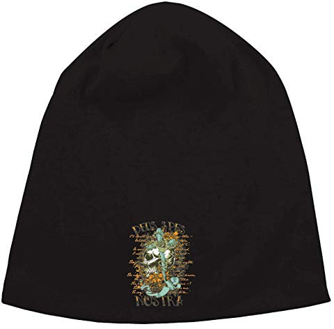 God is Our Hope Rose Cross Jersey Beanie Hat Thin Slouch Cap Unisex One Size