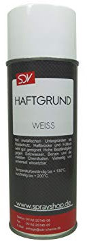 SDV Chemie Haftgrund weiss 3x 400ml Acryl Lackspray Dose Grundierung weiß Rostprimer Füller