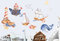 wolga-kreativ Wandtattoo Wandsticker Möbelsticker Aufkleber Wandbild Waal Meer Leuchtturm Segelschiff Wanddeko Set Kinderzimmer Spielzimmer Babyzimmer Mädchen Junge-n Baby Zimmer