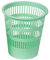 FELIXMANIA Papelera de Plástico de Rejilla 12 Litros Color Pastel (Verde)