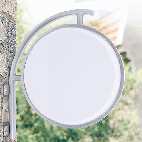 40CM LED Leuchtkasten Lightbox Werbelichtbox Rund,Außenbeleuchtung LED Aussenleuchte Logo Anzeige Lichtbox für Restaurants, Imbissbuden,Geschäfte