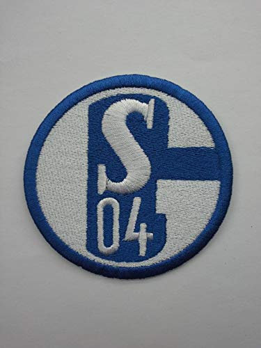 2stk FC S04 Aufnäher Patch Football Fussball Soccer Club Iron on bügelbild aufbügler Badge