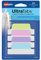 AVERY Zweckform Art. 74768 Haftstreifen transparent/pastell (24 Haftnotizen, 63,5x25,4mm, beschreibbare Index Tabs Folie, ablösbare Klebezettel, Page Marker, Sticky Notes, Klebemarkierungen)