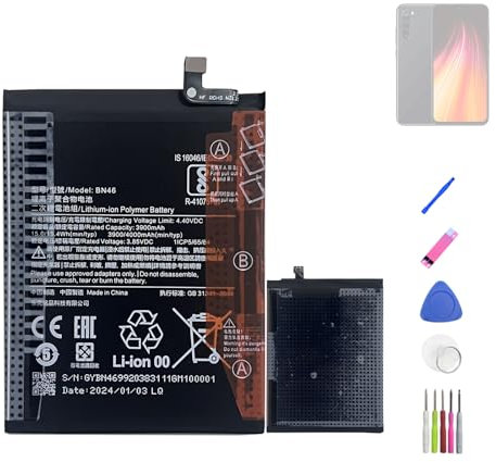 HIGHAKKU Replacement Battery BN46 Compatible with Redmi Note 8 & Note 8T & Redmi 7 with Tools